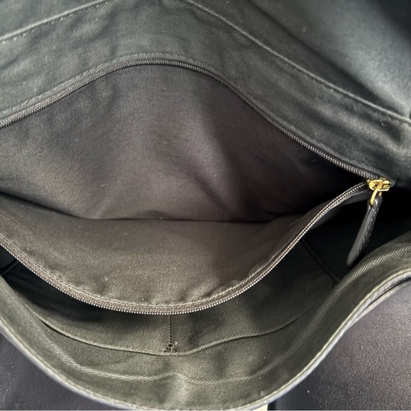 Fossil Preston Black Pebbled Leather Crossbody Bag - Picture 11 of 11